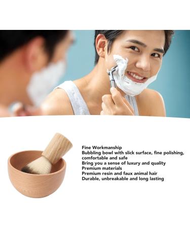 Premium Animal Hair Imitation Shaving Brush Set - Durable Quick Drying & Easy to Clean - Perfect Gift for Men - Buy Online on GoSupps.com