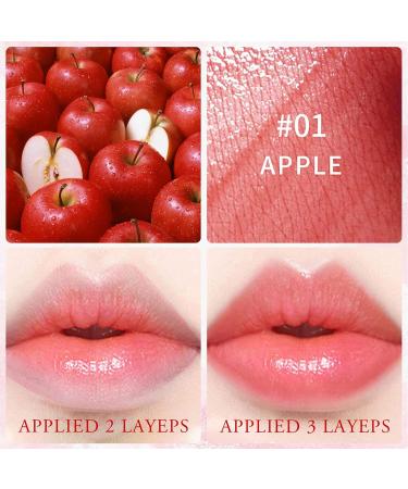 Liquid Lipstick Cream Lip Stain | Waterproof Moisturizing Lip Gloss | Shiny to Non-Sticky High Gloss Finish for Office Summer Parties Business Trips Makes - Buy Online on GoSupps.com