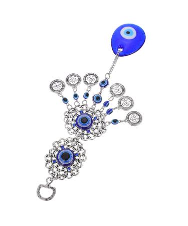 Yardenfun Blue Eyes Pendant Home Decor para De Mujer Interior Turkish Blue Eyes Adornment Devil Eye Hanging