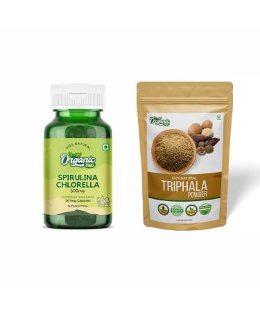 ORGANIC ZING Bundle_ Spirulina Capsules 30Cap & Triphala Powder 100g