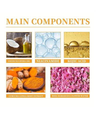 Turmeric Facial Cleanser - Foaming Face Wash for Deep Cleansing 100ml | Suitable for All Skin Types - Buy Online on GoSupps.com