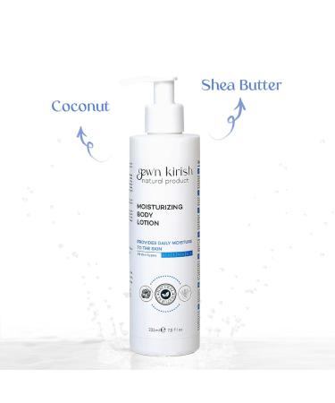 Gew n Kirish Moisturizing Body Lotion - Daily Hydration for All Skin Types | Natural Ingredients & Skin Barrier Protection | 7.5 fl oz - Buy Online on GoSupps.com