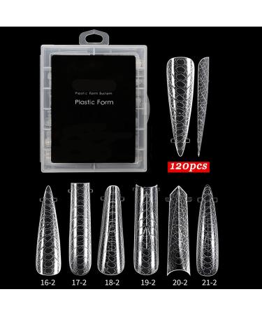 JSGHGDF Fashionable Nails Forms False Nails Full Cover Nails Molds 12 Sizes Nails Extension Nails Art style5 - Buy Online on GoSupps.com