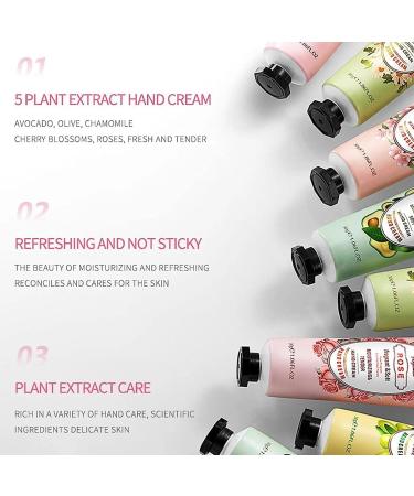 Lot de 5 cr mes pour les mains tr s s ches - Hydratant non gras anniversaire f te des m res ou No l - Id al pour homme et femme - Buy Online on GoSupps.com