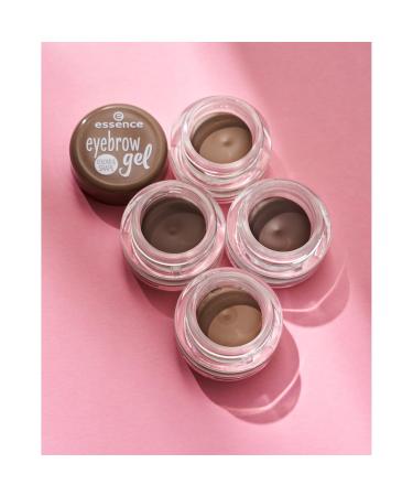 Essence Cosmetics Eyebrow Gel No. 03 Light Medium Brown - Define & Shape Your Brows | Vegan Matt Finish Color-Intensive 3G - Buy Online on GoSupps.com