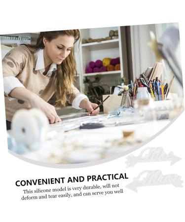 Tofficu Resin Tray Molds 2pcs Molds Mould Toilet for Mr Door Hanging Hangings Mold and Funny Home Sign Crystal Supplies White 9.4X35.6CM - Buy Online on GoSupps.com