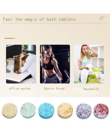 Stress-Relief Bath Tablets with Essential Oils - Aromatherapy Self Care | Bath Ball | One Size - Buy Online on GoSupps.com