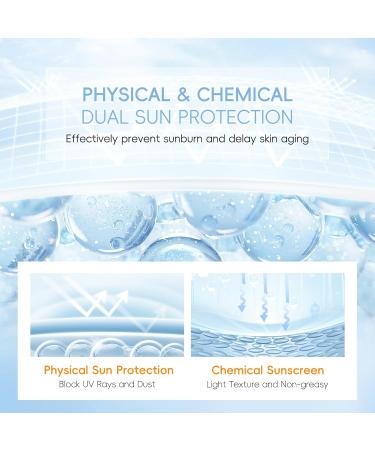 LAIKOU Sakura sunscreen face 2 x 50 ml milk - Buy Online on GoSupps.com