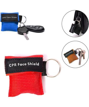 Buy RTRTGS 4-Piece Ventilation Mask Set | CPR Masks with Carabiners & Check Valve for First Aid & AED Training - International Shipping - Buy Online on GoSupps.com