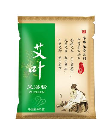 Detox Foot Soak 100 Bags Natural Mugwort Powder Foot Spa Soak Disposable Portabe Herbal Foot Soak for Home Travel Gift Foot Spa Soak