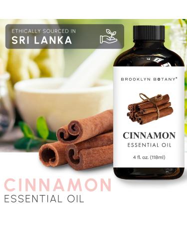 Brooklyn Botany Rosemary & Cinnamon Essential Oils 4 Fl Oz (Pack of 2) 100% Pure & Natural Warming & Herbal Aromatherapy Blend - Buy Online on GoSupps.com