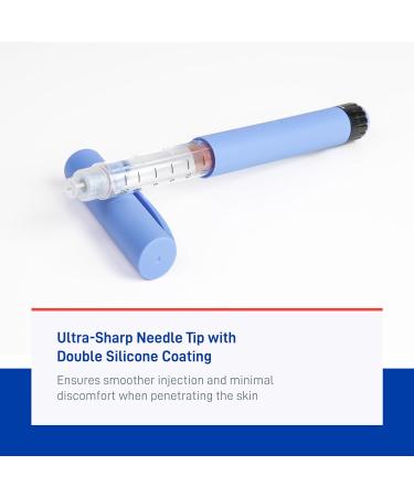 Nipro 4SURE Diabetes Testing Kit - 100 pcs Insulin Pen Needles 32G 4mm, Sterile Single-Use, Ultra Sharp Tip & Thin Wall Technology - Buy Online on GoSupps.com