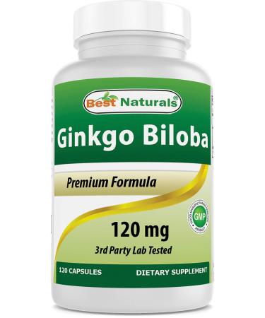 Best Naturals Ginkgo Biloba 120 mg 120 Capsules - Buy Online on GoSupps.com