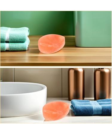  FRCOLOR FRCOLOR 2 Pieces Body Care Stone Deodorant Body Scrub Callus Scrub Stone Natural Salt Soap Mineral Salt Block Rose Salt Massage Stone Sheet Salt Soap Block Body Massage - Buy Online on GoSupps.com