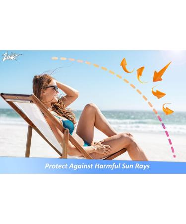 Zinka Sunny Days SPF 30/50 Sunscreen - Water Resistant Oil Free UVA & UVB Protection for Face Body & Lips | Personal Pack (Nosecoat Lotion Face Stick Lip Balm - Buy Online on GoSupps.com