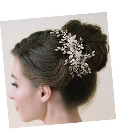 Didiseaon Wedding Hair Accessories Hair Pin Hair Clip Tiara Hair Barrettes Hair Comb Clip Girl Headpiece Decorative Hair Combs Flower Hair Comb Bride Rhinestones Hair Piece Pearl - Buy Online on GoSupps.com
