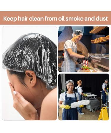 100 Disposable Shower Caps - Waterproof Reusable Hair Caps for Men & Women | Ideal for Deep Conditioning & Travel Essentials - Buy Online on GoSupps.com