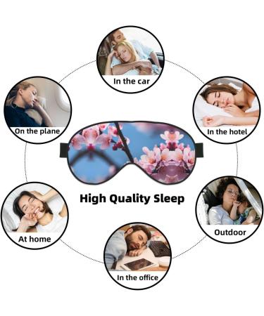 Buy Plum Blossom Sleep Mask - Adjustable Breathable & Fashionable Eye Mask for Ultimate Comfort | International Shipping Available - Buy Online on GoSupps.com
