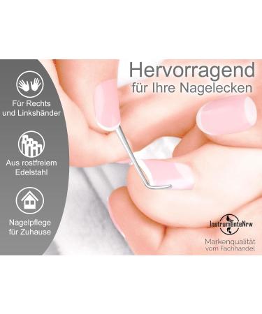 Stainless Steel Corners Foot Care Instrument - Nail Lifter & Pedicure Tool with Case | Specialist Quality - Buy Online on GoSupps.com