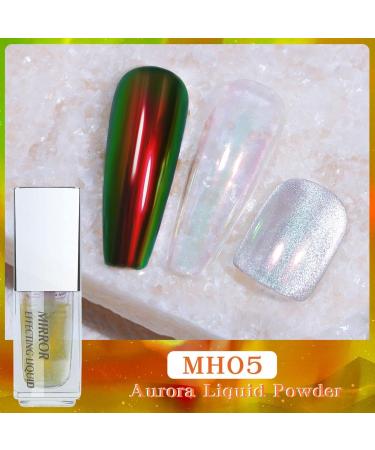 CAOQAO New Nail Beauty Liquid Powder Powder Nonfading Powder Liquid Powder Fairy Powder Manicure 5ml Gel Base Coat And Top Coat (E One Size) 1 count (Pack of 1) E - Buy Online on GoSupps.com