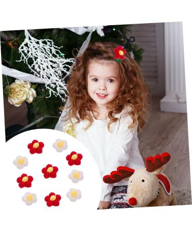 SEWOART 10pcs Hairpin Accessories Floral Yarn Toddler Wedding Assorted Color 2 4X4cm - Buy Online on GoSupps.com