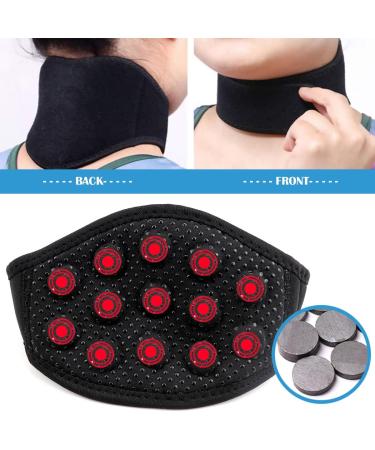 Fercaish Magnetic Self-Heating Neck Pad | Thickened Elongated Therapy Band for Neck Pain Relief | Arthritis & Migraine Relief Style 13 - Buy Online on GoSupps.com