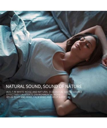 Cordless White Noise Machine 10-Sound Source Portable Sleep Aid with Wireless Charging Function 3W Adjustable Tone Bluetooth Sound Machine for Children Adults Seniors - Buy Online on GoSupps.com