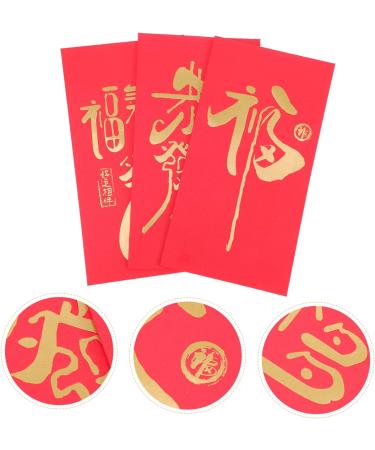 Didiseaon 150 Pcs Red Envelope Spring Festival Supplies Money Gift Envelopes 2023 Red Packet Chinese Envelope Money Packet Wedding Purse Red Purse Rabbit Year Supplies Lai Si Feng Universal As Shownx5pcs 17x9cmx5pcs - Buy Online on GoSupps.com