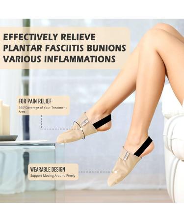 Upgraded 2.0 Castor Oil Pack Wrap for Feet - Organic Cotton Socks for Arthritis Tingling & Cracking - Moisturizing Relief (Oil Not Included - Buy Online on GoSupps.com