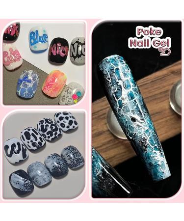  G n rique Gel Nail Kit Black and White Hollow Wave Design Gel Highly Pigmented Modeling Glue for Creative Line Work and 3D Nail Effects Smooth and Long-Lasting Application - Buy Online on GoSupps.com