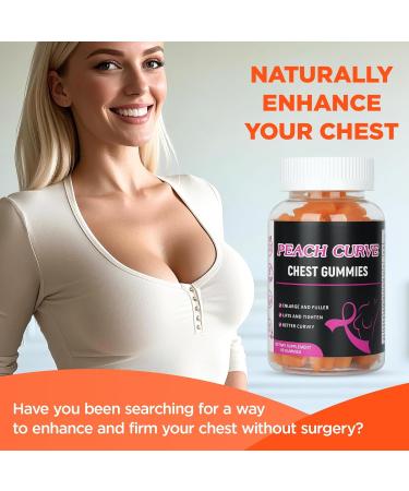 Aromlife Chest Gummies for Enhance Confidence Bear Shaped Chest Gummies with Herbal Ingredients 60 Count Peach Flavor Natural BBL Gummy for Women and Men - Buy Online on GoSupps.com