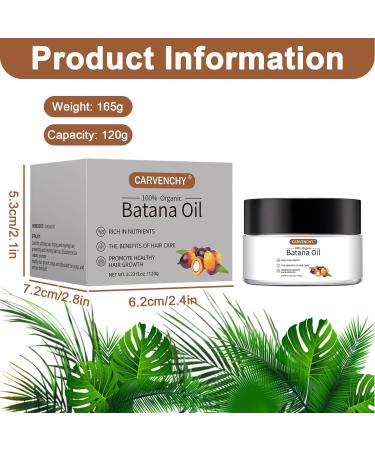 Batana Oil for Hair Growth 100% Pure Organic Raw Batana Oil as Hair Mask Scalp and Hair Oil Repairs Damaged Hair & Skin Nourishes Thin Hair Scalp Skin Reduces Hair Loss 120g/4.2oz Miracle Hair Oil - Buy Online on GoSupps.com
