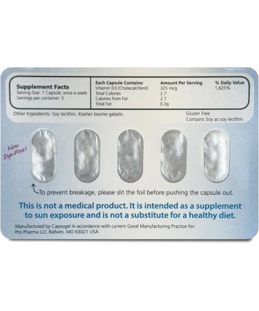 Maximum D3 13 000 IU 5 Capsules Total (5-Week Supply) Packaging May Vary  - Buy Online on GoSupps.com