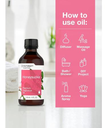 Horb ach Honeysuckle Fragrance Oil - Premium Grade 4 fl oz | Ideal for Diffusers Candles Soap Making & DIY Projects - Shop Internationally - Buy Online on GoSupps.com