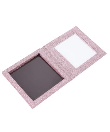 Shop Pink Magnetic Makeup Palette - Empty Square Self-Adhesive Palette with Transparent Lid for Eyeshadow Lipstick Blush & Powder - International Shipping Available - Buy Online on GoSupps.com
