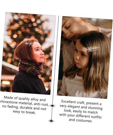 minkissy 3 Sets Star Hairpin Bobby Clips Rhinestone Barrettes for Women Bridal Hair Accessories Metal Hair Claw Clips Metal Hair Clips European Style Rhinestones Miss Female Star - Buy Online on GoSupps.com