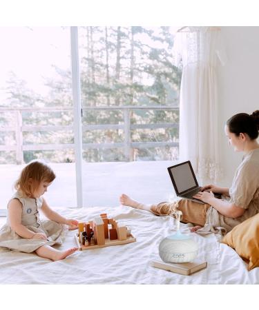 Buy Hianjoo 500ml Aroma Diffuser - Ultra Quiet Humidifier with LED Light Timer for Bedroom & Yoga - International Shipping Available - Buy Online on GoSupps.com