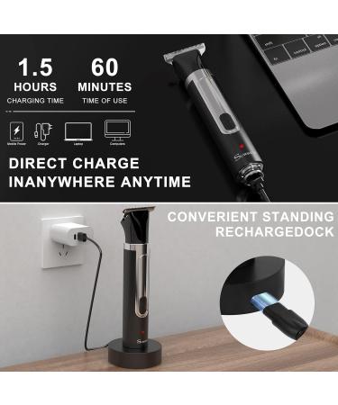 SURKER Electric Back Shaver & Body Grooming Kit - Cordless Hair Clipper for Men with Adjustable Handle - Waterproof and Multi-functional - Buy Online on GoSupps.com