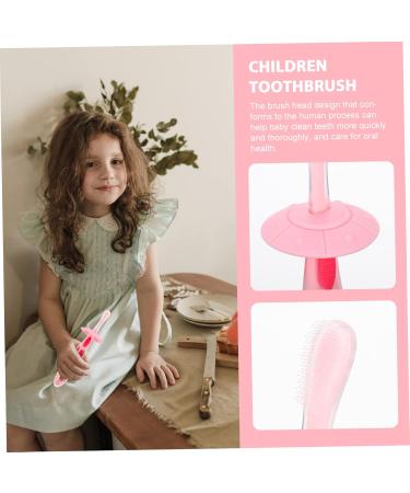 Minkissy 2ST Toothbrush Massage Accessories - Portable Silicone Toddler Tooth Cleaner Toys in Food-Grade Gift Box - Ideal Kids' Oral Care Tools - Buy Online on GoSupps.com