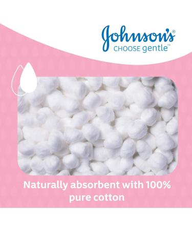 Johnson's Baby Cotton Balls - Soft and Gentle Care for Sensitive Skin - Buy Online on GoSupps.com
