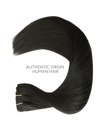 Buy If Salife Clip in Extensions - 70g 7Pcs Real Hair Natural Black 55cm - Remy Clip in Hair Extensions - Buy Online on GoSupps.com