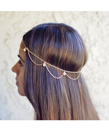 Yean Fashion Hair Accessories Bohemia Head Chain for Women and Girls - Buy Online on GoSupps.com