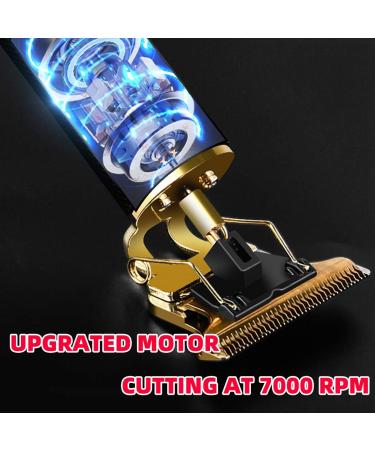 Hair Clippers for Men Professional Cordless Hair Trimmer Zero Gap Baldhead Beard Shaver USB Rechargeable Hair Cutting Tools Barber Grooming Trimmer - Buy Online on GoSupps.com