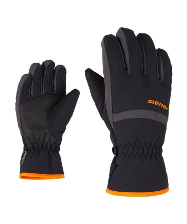 Ziener Lejano Ski Gloves/Winter Sports | Waterproof Breathable 7 black/graphite