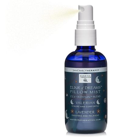 Earth Therapeutics Elixir of Dreams Pillow Mist (3.6 oz.) - Natural Sleep Aid for Deep Relaxation of Mind and Body - Buy Online on GoSupps.com
