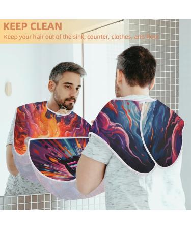 Beard Bib Apron - Cool Race Car Hair Catcher for Men | Perfect Gift for Dad Husband - Father's Day Anniversary Christmas | Includes 2 Suction Cups - Buy Online on GoSupps.com