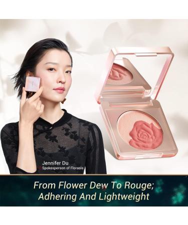 FLORASIS Floral Dew Care Cream-to-Powder Blush(09 Peachy Rose) - Buy Online on GoSupps.com