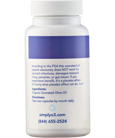 Organic Ozonated Olive Oil Capsules - 120 Count | 2 Month Supply - Buy Online on GoSupps.com