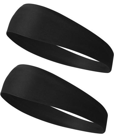 Buy Elastic Hair Bands for Men & Kids - Slipproof Sports Headbands for Yoga & Football | 2-Piece Set - Buy Online on GoSupps.com