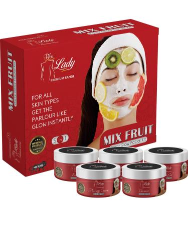 Fruit Facial kit For Women & Men Beauty Parlour Facial Kit - Set of5 275 g